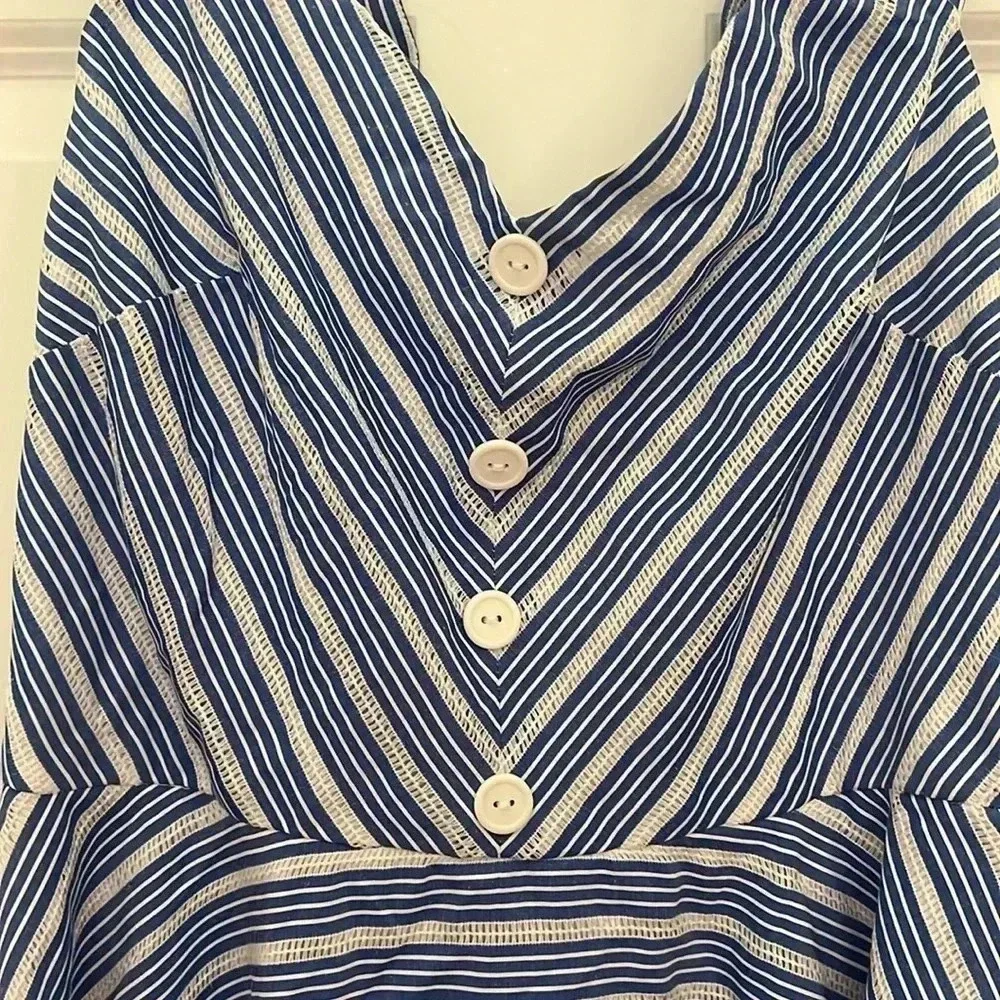 Juniors New City Studio Size 13 Striped above the Knee Mini Dress